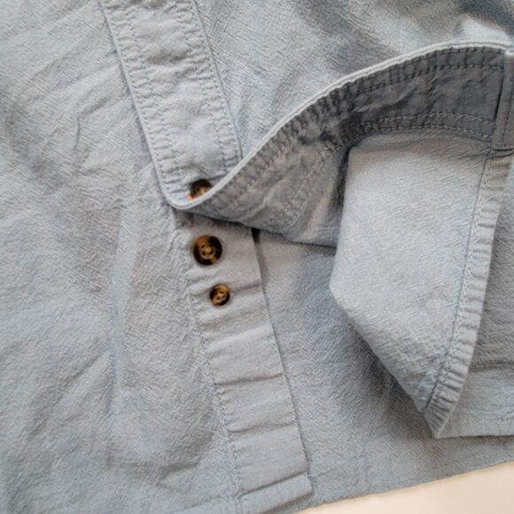 Carhartt Loose Fit Midweight Chambray Short Sleeve Shirt Button Up Size 2XL XXL - Picture 4 of 10
